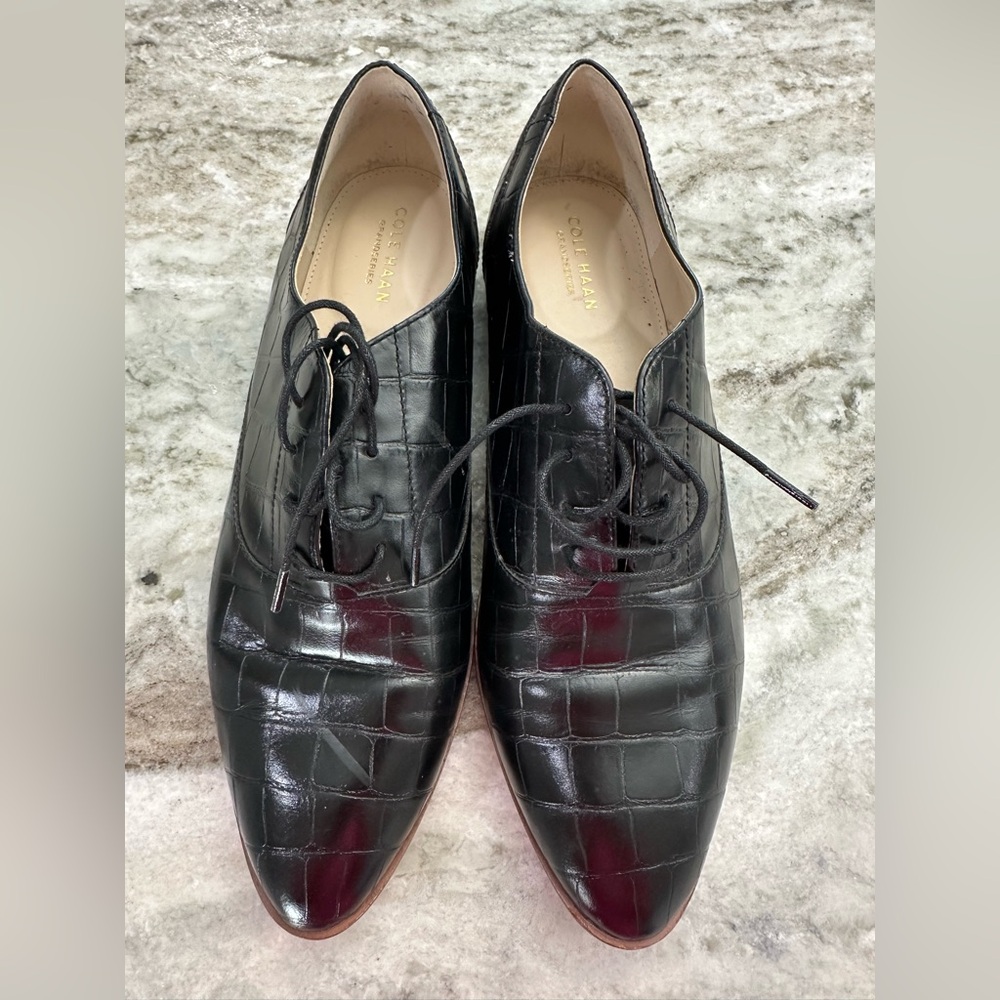 COLE HAAN GRAND SERIES CLASSIC BLACK LEATHER SIZE 11